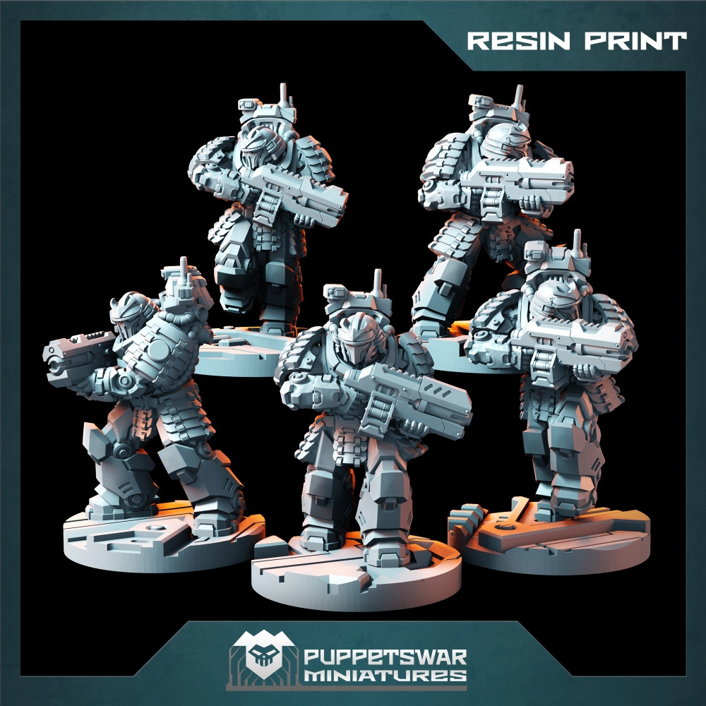 Bushi Prime Gunners (3D Resin Print)