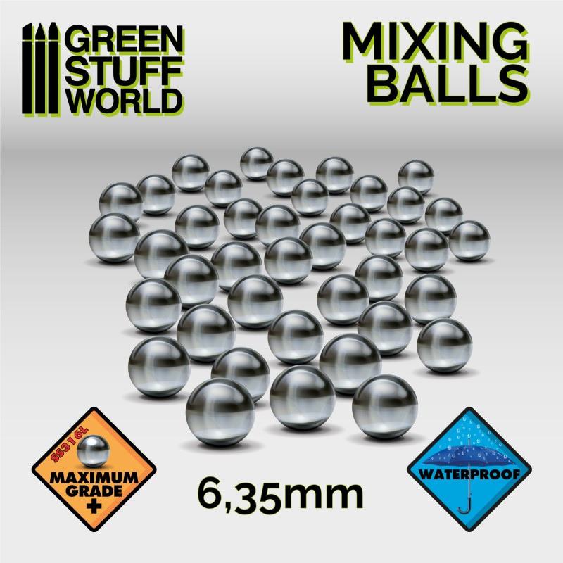 Mixing Paint Steel Bearing Balls - Small