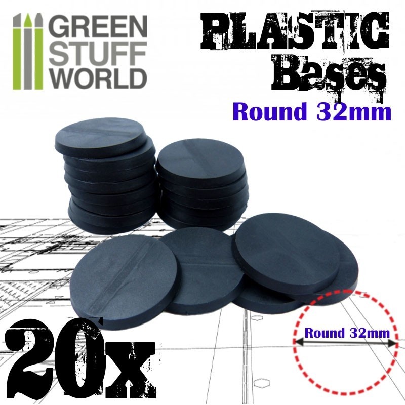 Plastic Bases - Round 32mm
