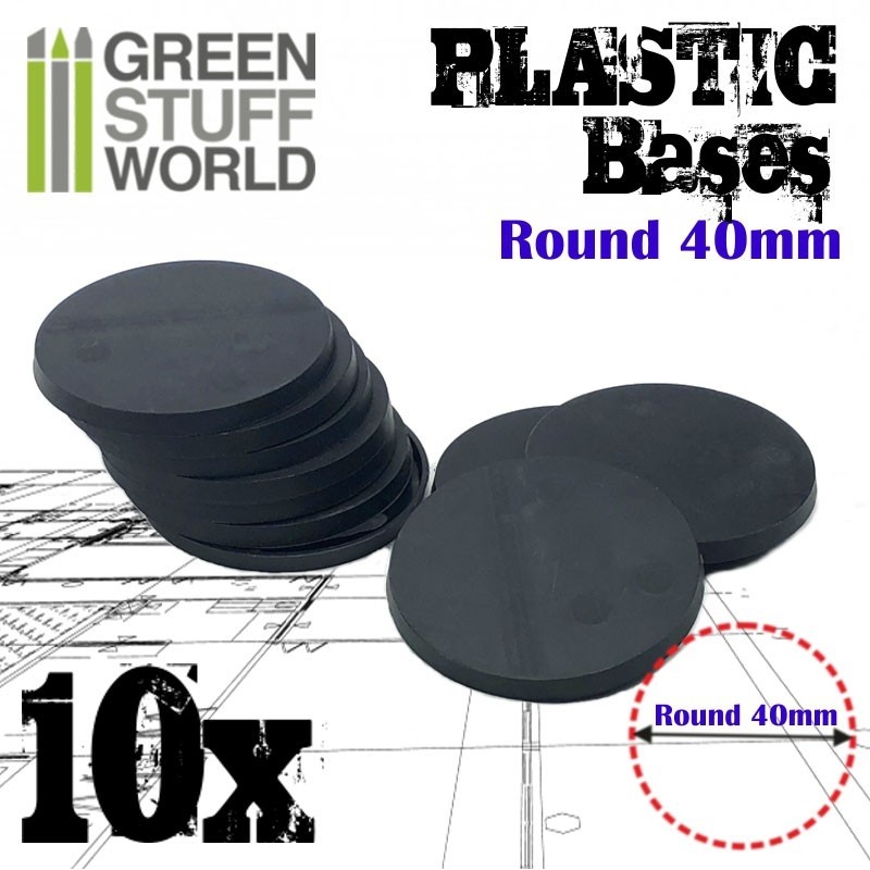 Plastic Bases - Round 40mm