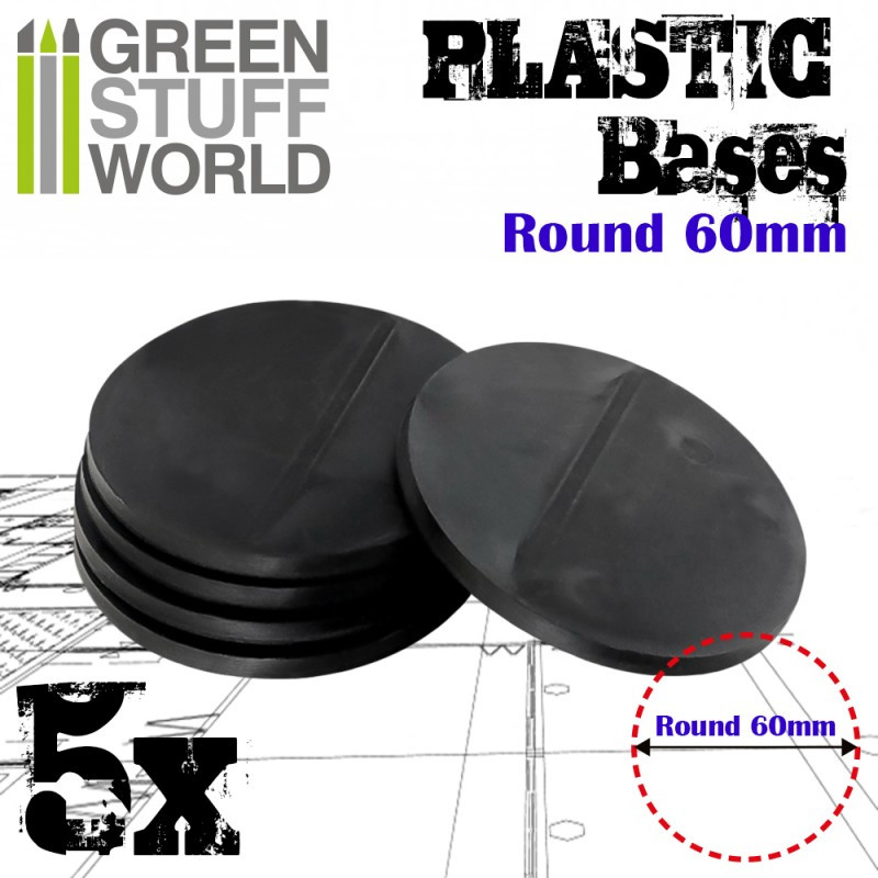 Plastic Bases - Round 60mm