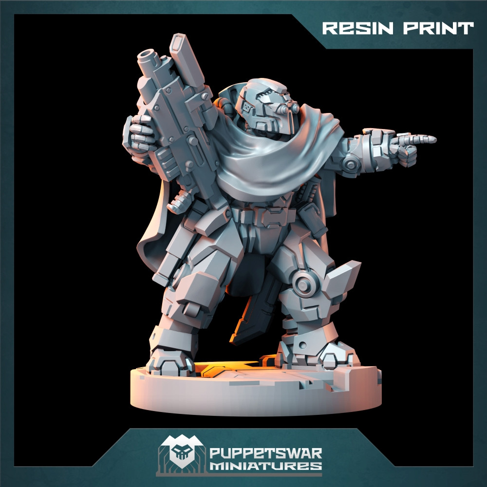 Recon Prime Striker Captain (3D Resin Print)