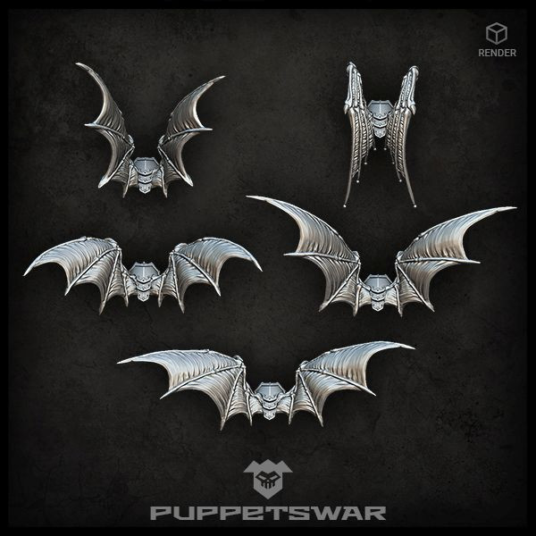 Bat wing-packs