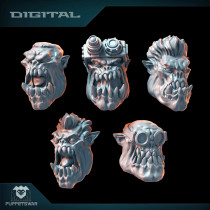 Orc Fleshbusters Heads (Digital Product)