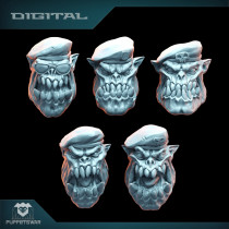Orc Commando Heads (Digital Product)
