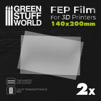 FEP film 200x140mm (pack x2)