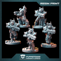 Knight Prime Gunners (3D Resin Print)