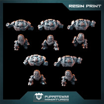 Orc Bots Bodies (3D Resin Print)