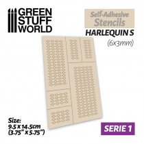 Self-adhesive stencils - Harlequin S