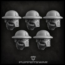 Masked Trench Troopers Heads
